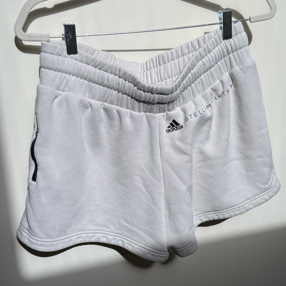 Adidas by Stella McCartney White Athletic Shorts - Picture 2 of 2
